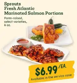 Sprouts Farmers Market Sprouts fresh atlantic marinated salmon portions offer