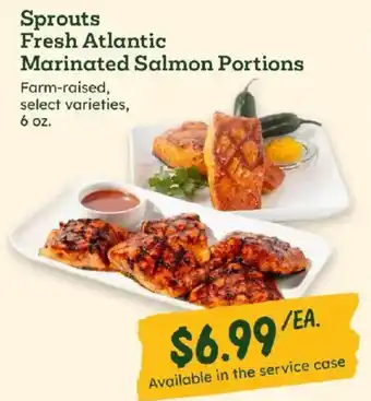 Sprouts Farmers Market Sprouts fresh atlantic marinated salmon portions offer