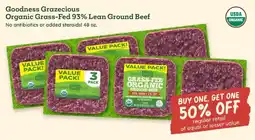 Sprouts Farmers Market Goodness Grazecious Organic Grass-Fed Ground Beef offer