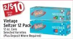 Associated Vintage Seltzer offer