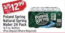 Associated Poland Spring Natural Spring Water offer
