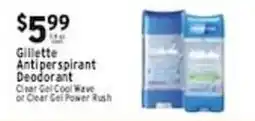 Associated Gillette Antiperspirant Deodorant offer