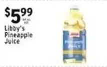 Associated Libby's Pineapple Juice offer