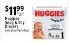 Associated Huggies Snug & Dry Diapers offer
