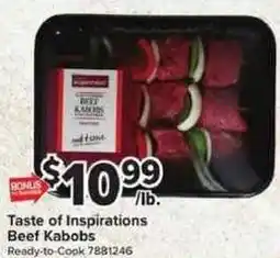 Giant Food Taste of Inspirations Beef Kabobs offer