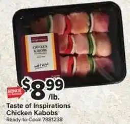 Giant Food Taste of Inspirations Chicken Kabobs offer