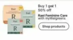 Walgreens Rael Feminine Care offer