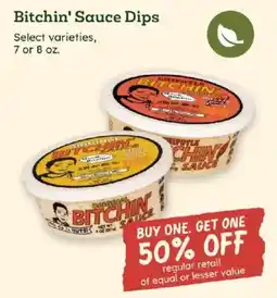 Sprouts Farmers Market Bitchin' Sauce Dips offer