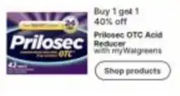 Walgreens Prilosec OTC Acid Reducer offer