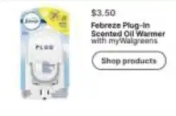Walgreens Febreze Plug-in Scented Oil Warmer offer