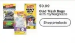 Walgreens Glad Trash Bags offer