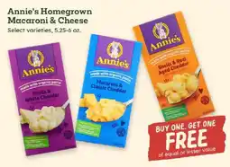 Sprouts Farmers Market Annie's Homegrown Macaroni & Cheese offer