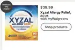 Walgreens Xyzal Allergy Relief offer