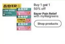 Walgreens Bayer Pain Relief offer