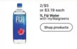 Walgreens Fiji Water offer