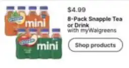 Walgreens Snapple Tea or Drink offer