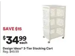 Michaels Design Ideas 3-Tier Stacking Cart offer