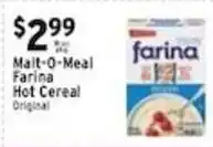 Associated Malt-O-Meal Farina Hot Cereal Original offer