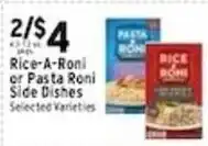 Associated Rice-A-Roni or Pasta Roni Side Dishes offer