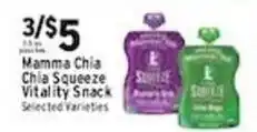 Associated Mamma Chia Chia Squeeze Vitality Snack offer