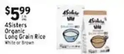 Associated 4sisters organic long grain rice offer