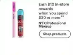 Walgreens NyX Professional Makeup offer