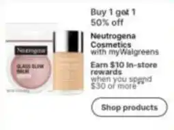 Walgreens Neutrogena Cosmetics offer