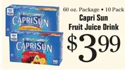 Morton Williams Capri Sun Fruit Juice Drink offer