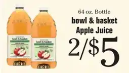 Morton Williams bowl & basket apple juice offer