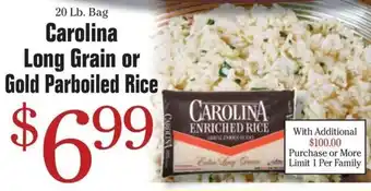Morton Williams Carolina enriched rice offer