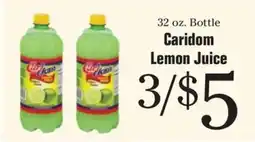 Morton Williams Caridom Lemon Juice offer
