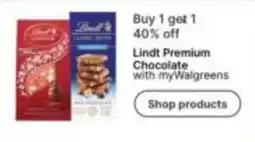 Walgreens Lindt Premium Chocolate offer