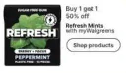 Walgreens Refresh mints offer