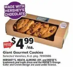 Giant Food Giant Gourmet Cookies offer
