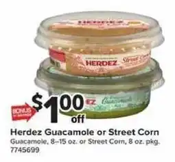 Giant Food Herdez Guacamole or Street Corn offer
