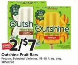 Giant Food Outshine Fruit Bars offer