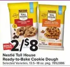 Giant Food Nestle Toll House Ready-to-Bake Cookie Dough offer