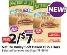 Giant Food Nature Valley Soft Baked PB&J Bars offer
