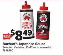 Giant Food Bachan's Japanese Sauce offer