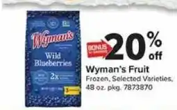 Giant Food Wyman's Fruit offer