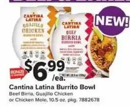 Giant Food Cantina Latina Burrito Bowl offer