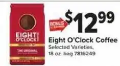 Giant Food Eight O'Clock Coffee offer