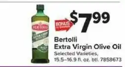 Giant Food Bertolli extra virgin olive oil offer