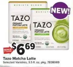 Giant Food Tazo Matcha Latte offer