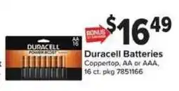 Giant Food Duracell Batteries offer