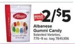 Giant Food Albanese Gummi Candy offer