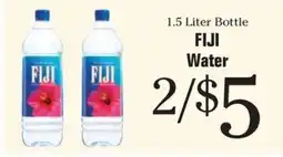 Morton Williams Fiji Water offer
