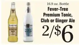 Morton Williams Fever-Tree Premium Tonic, Club or Ginger Ale offer