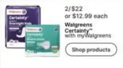 Walgreens Walgreens Certainty offer