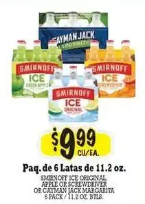 La Michoacana Smirnoff Ice offer